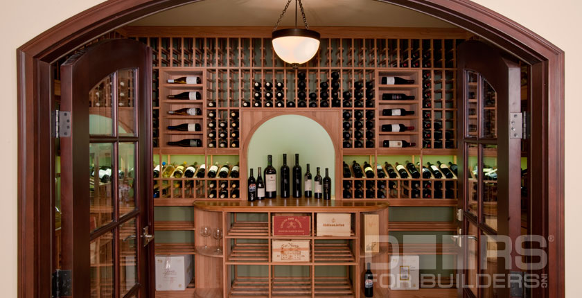 Wine Cellar Solid Wood Doors 2