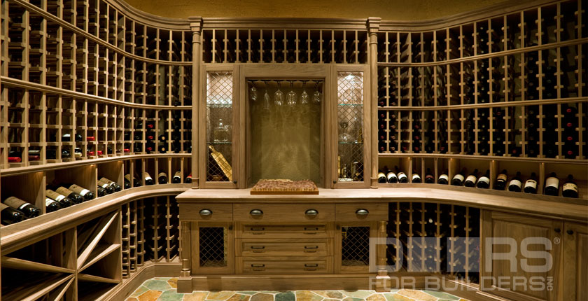 Wine Cellar Solid Wood Doors 5