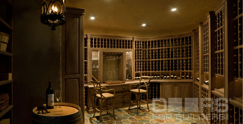 Wine Cellar Solid Wood Doors 6