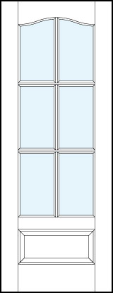 Pant-Grade MDF Interior Door - fl617 - TruStile
