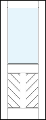 Pant-Grade MDF Interior Door - pl202 - TruStile