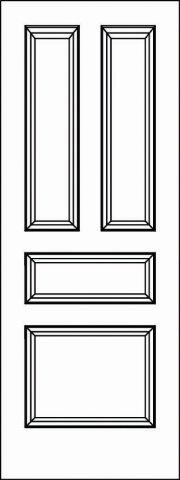 Pant-Grade MDF Interior Door - 5138 - Woodgrain-Doors