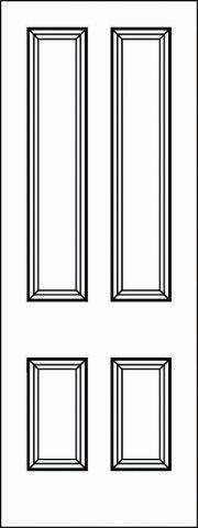 Pant-Grade MDF Interior Door - 5140 - Woodgrain-Doors