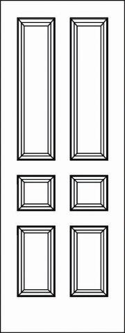Pant-Grade MDF Interior Door - 5143 - Woodgrain-Doors