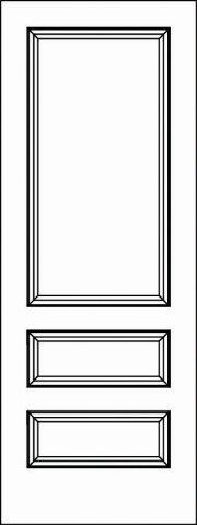 Pant-Grade MDF Interior Door - 5172 - Woodgrain-Doors