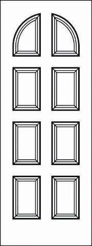 Pant-Grade MDF Interior Door - 5509 - Woodgrain-Doors