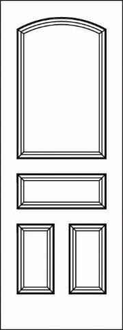 Pant-Grade MDF Interior Door - 5830 - Woodgrain-Doors
