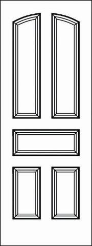Pant-Grade MDF Interior Door - 5833 - Woodgrain-Doors