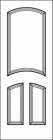 Pant-Grade MDF Interior Door - 5834 - Woodgrain-Doors