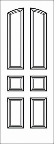 Pant-Grade MDF Interior Door - 5843 - Woodgrain-Doors