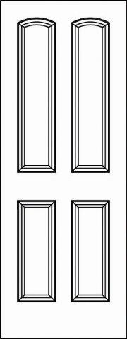 Pant-Grade MDF Interior Door - 5848 - Woodgrain-Doors