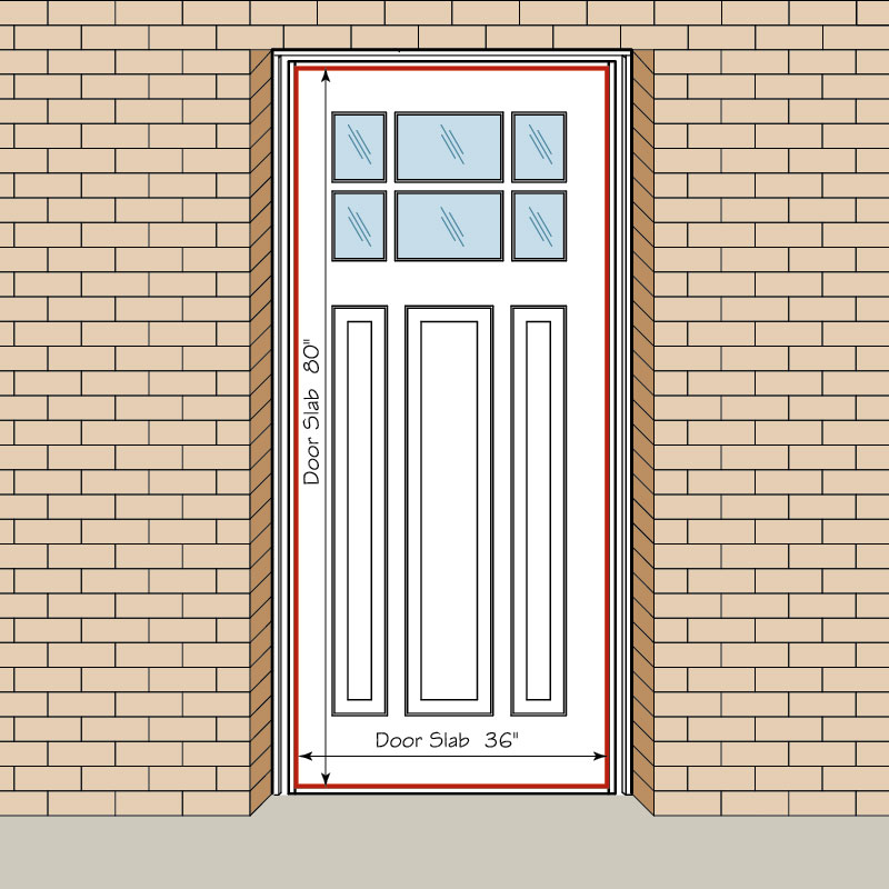 How to size and rough frame a door opening. 