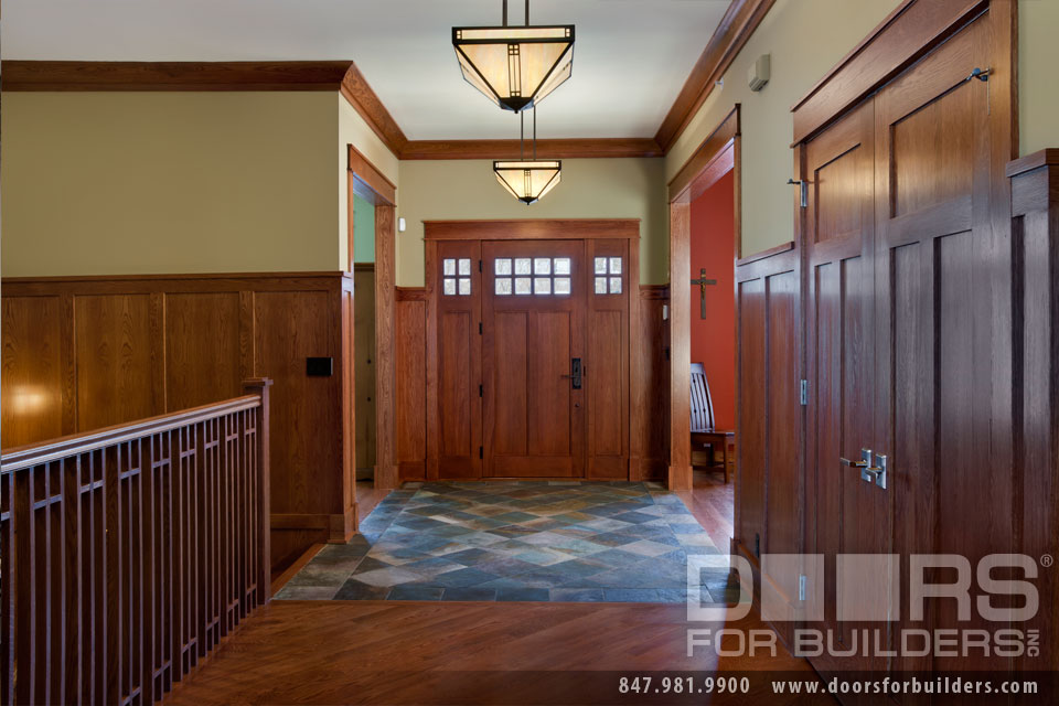 DoorsForBuildersCraftsman14CasaEnryDoorInside Custom Wood Doors
